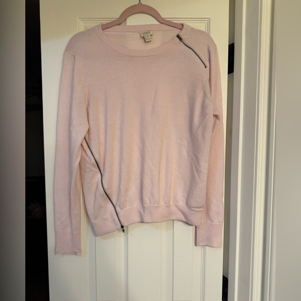 J Crew Pink Sweater Size XL *has Flaws*